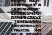 装修行业是一个综合性极强的行业,涵盖了许多不同的装修项目。而选择哪些项目赚钱呢?这需要根据自身的实际情况和市场状况来决定。下面我们就来看看装修哪些项目可以带来较好的经济效益。,不同项目分析,装修盈利门道 装修行业是一个综合性极强的行业,涵盖了许多不同的装修项目。而选择哪些项目赚钱呢?这需要根据自身的实际情况和市场状况来决定。下面我们就来看看装修哪些项目可以带来较好的经济效益。,不同项目分析,装修盈利门道