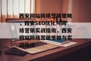 西安网站网络营销策略，西安SEO优化与网络营销实战指南，西安网站网络营销策略与实战指南