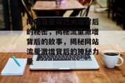 网站流量突然大增背后的秘密，揭秘流量激增背后的故事，揭秘网站流量激增背后的神秘力量