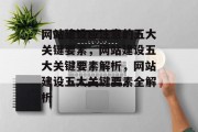 网站建设应注意的五大关键要素，网站建设五大关键要素解析，网站建设五大关键要素全解析