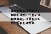 美丽说网站流量解析，如何打造热门平台，揭秘美丽说，流量解析与热门平台打造策略