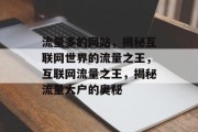 流量多的网站，揭秘互联网世界的流量之王，互联网流量之王，揭秘流量大户的奥秘