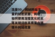 流量99，揭秘网站流量的秘密武器，揭秘，如何使用深度优化的长尾关键词和高质量内链提升网站流量
