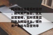 网站接口流量实时监控，提升用户体验，优化运营策略，实时流量监控助力网站优化，提升用户体验与运营效率