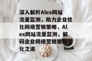 深入解析Alex网站流量监测，助力企业优化网络营销策略，Alex网站流量监测，解码企业网络营销策略优化之道