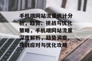 手机端网站流量统计分析，趋势、挑战与优化策略，手机端网站流量深度解析，趋势洞察、挑战应对与优化攻略