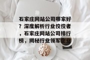 石家庄网站公司哪家好？深度解析行业佼佼者，石家庄网站公司排行榜，揭秘行业领军企业