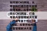如何建CMS网站，从零开始打造个性化内容管理系统，从零构建个性化CMS网站，打造专属内容管理解决方案，打造专属个性化CMS网站，从零开始构建内容管理解决方案