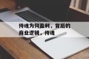侍魂为何盈利,背后的商业逻辑,侍魂 侍魂为何盈利,背后的商业逻辑,侍魂