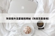 淘宝提升流量骗局揭秘（淘宝流量暴增）