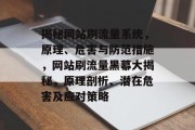 揭秘网站刷流量系统，原理、危害与防范措施，网站刷流量黑幕大揭秘，原理剖析、潜在危害及应对策略