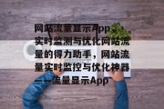 网站流量显示App，实时监测与优化网站流量的得力助手，网站流量实时监控与优化神器——流量显示App