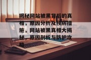 揭秘网站被黑背后的真相，原因分析及预防措施，网站被黑真相大揭秘，原因剖析与防护攻略