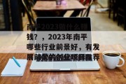 南平2023做什么赚钱？，2023年南平哪些行业前景好，有发展前景的创业项目推荐