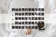 网站收费的策略与实施，网站收费策略与实施，策略制定与实施建议，网站收费策略与实施策略制定与实施建议