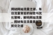 揭秘网站流量之谜，每日流量背后的秘密与优化策略，解码网站流量，揭秘每日流量奥秘及优化之道