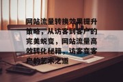 网站流量转换效果提升策略，从访客到客户的完美蜕变，网站流量高效转化秘籍，访客变客户的艺术之道
