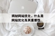 揭秘网站优化，什么是网站优化及其重要性