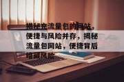 揭秘充流量包的网站，便捷与风险并存，揭秘流量包网站，便捷背后暗藏风险