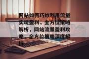 网站如何巧妙利用流量实现盈利，全方位策略解析，网站流量盈利攻略，全方位策略深度解析