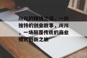 川川的赚钱之道,一份独特的创业故事,川川,一场颠覆传统的商业模式创新之旅 川川的赚钱之道,一份独特的创业故事,川川,一场颠覆传统的商业模式创新之旅