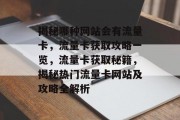 揭秘哪种网站会有流量卡，流量卡获取攻略一览，流量卡获取秘籍，揭秘热门流量卡网站及攻略全解析