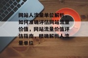 网站人流量单位解析，如何准确评估网站流量价值，网站流量价值评估指南，精确解析人流量单位