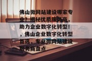 佛山微网站建设哪家专业？揭秘优质服务商，助力企业数字化转型！，佛山企业数字化转型首选，专业微网站建设服务商盘点