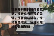 理解并利用网站排名数据，提升业务运营的关键，优化网站排名，推动业务增长，运用网站排名数据策略