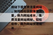 揭秘下载免费流量网站，如何轻松获取海量流量，助力网站成长，免费流量网站揭秘，轻松吸粉，助力网站快速成长