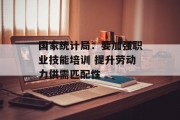 国家统计局：要加强职业技能培训 提升劳动力供需匹配性