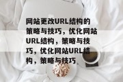 网站更改URL结构的策略与技巧，优化网站URL结构，策略与技巧，优化网站URL结构，策略与技巧