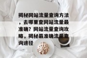 揭秘网站流量查询方法，去哪里查网站流量最准确？网站流量查询攻略，揭秘最准确流量查询途径