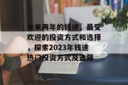 未来两年的钱途，最受欢迎的投资方式和选择，探索2023年钱途热门投资方式及选择