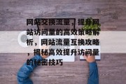 网站交换流量，提升网站访问量的高效策略解析，网站流量互换攻略，揭秘高效提升访问量的秘密技巧