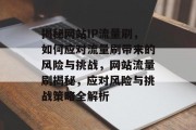 揭秘网站IP流量刷，如何应对流量刷带来的风险与挑战，网站流量刷揭秘，应对风险与挑战策略全解析