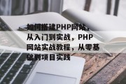 如何搭建PHP网站，从入门到实战，PHP网站实战教程，从零基础到项目实践