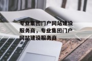 专业集团门户网站建设服务商，专业集团门户网站建设服务商