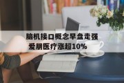 脑机接口概念早盘走强 爱朋医疗涨超10%
