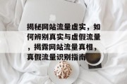 揭秘网站流量虚实，如何辨别真实与虚假流量，揭露网站流量真相，真假流量识别指南