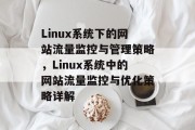 Linux系统下的网站流量监控与管理策略，Linux系统中的网站流量监控与优化策略详解