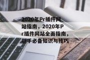 2020年Pr插件网站指南，2020年Pr插件网站全面指南，新手必备知识与技巧