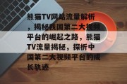 熊猫TV网站流量解析，揭秘我国第二大视频平台的崛起之路，熊猫TV流量揭秘，探析中国第二大视频平台的成长轨迹