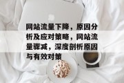 网站流量下降，原因分析及应对策略，网站流量骤减，深度剖析原因与有效对策