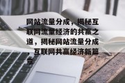 网站流量分成，揭秘互联网流量经济的共赢之道，揭秘网站流量分成，互联网共赢经济新篇章