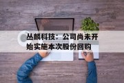 丛麟科技：公司尚未开始实施本次股份回购