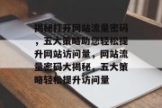 揭秘打开网站流量密码，五大策略助您轻松提升网站访问量，网站流量密码大揭秘，五大策略轻松提升访问量