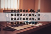 网站流量谁来证明—揭秘流量认证的奥秘，流量认证的真相揭秘，网站流量如何得到证明