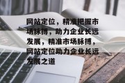 网站定位，精准把握市场脉搏，助力企业长远发展，精准市场脉搏，网站定位助力企业长远发展之道