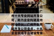 广州10大网站开发公司，助力企业打造高效、专业的网络平台，广州十大专业网站开发公司，助力企业构建高效网络平台，广州专业网站开发公司盘点，十大企业网络平台建设专家